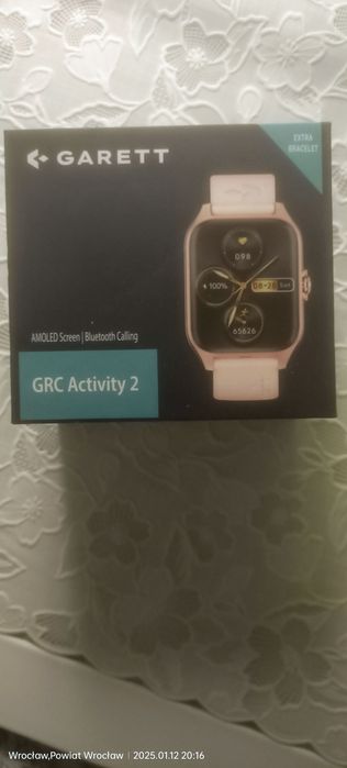 Smartwatch Garett GRC Atcivity 2 damski,nowy, nieużywany.