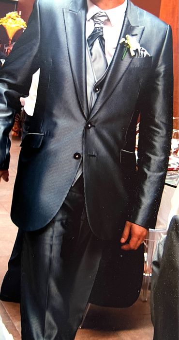 Vestido Original PRONOVIAS sereia + Fato completo de noivo + véu renda