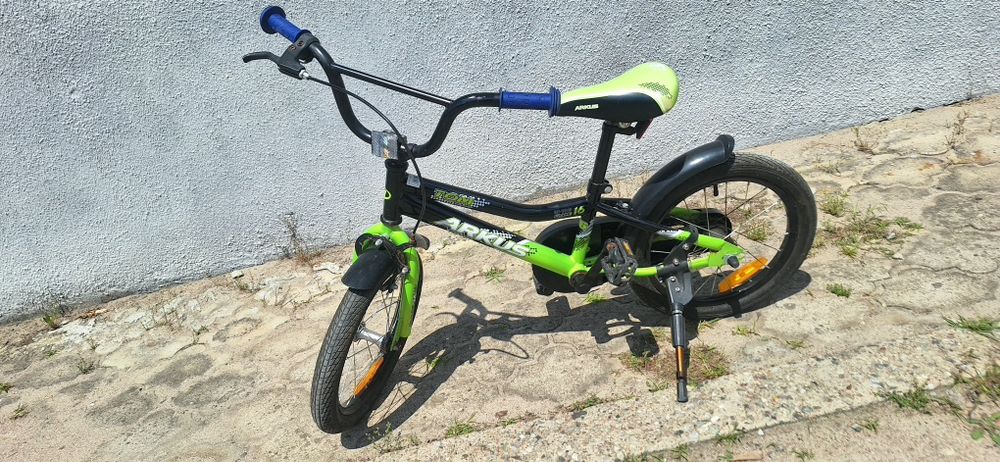 Rower rowerek dzieciecy chlopiecy  Arkus Tom Kidbike Hi-Ten FRame 16 koła