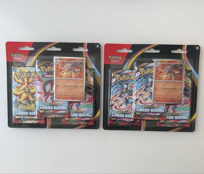 Pokemon Chaos Rising 3-pack blister 2 sztuki