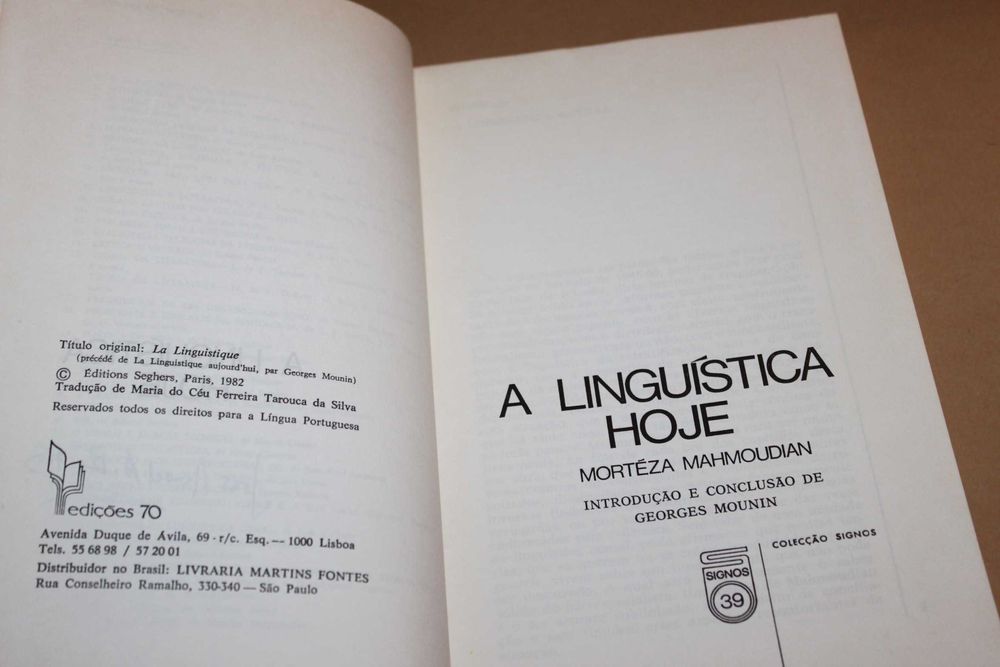 A Linguística Hoje // Mortéza Mahmoudian