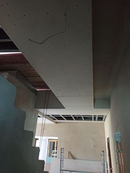 Sufity GK, kasetonowe, ściany działowe, zabudowy poddasza G-K.