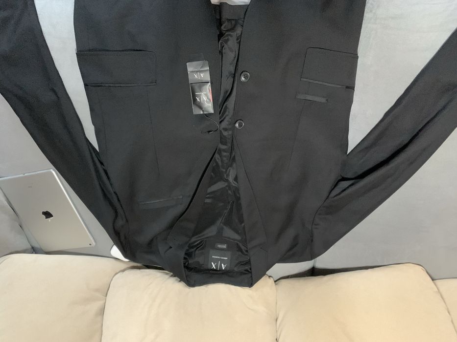 Новый Чёрный Мужской Пиджак Armani Exchange Size L/XL (Покупался 6299)