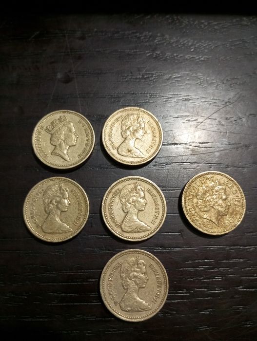 Moedas One pound