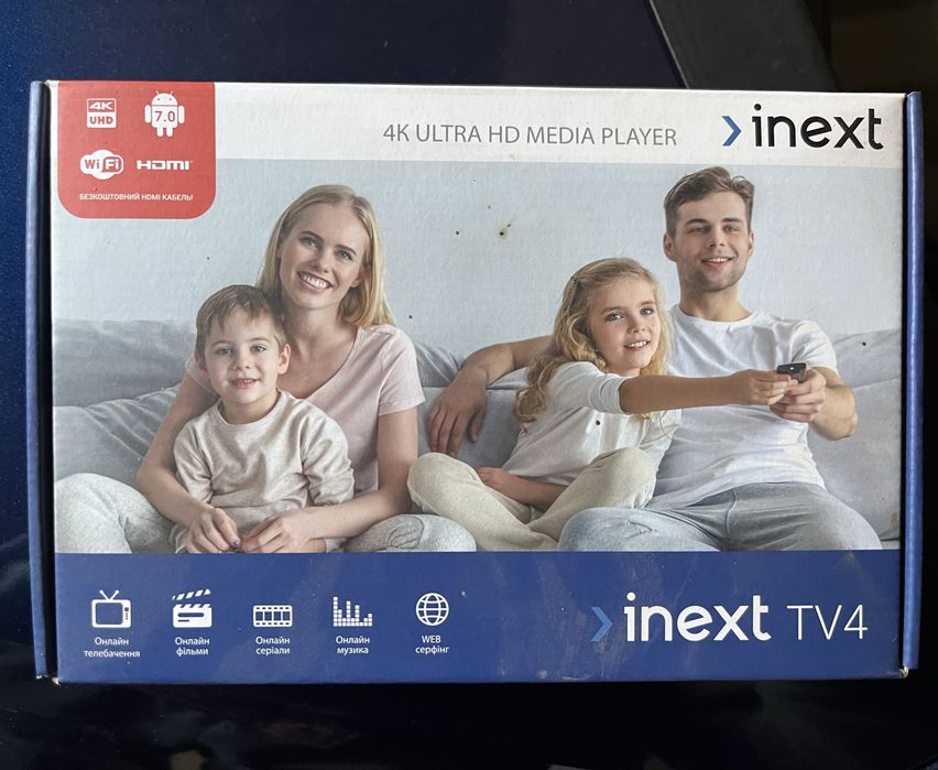Приставка Смарт ТВ Inext TV4
