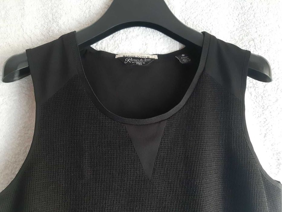 Czarna, alternatywna sukienka, Maison Scotch, r. XS/S