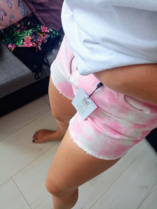 Nowe marmurkowe Spodenki S/M