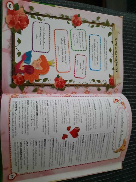 Magiczny podręcznik ksìężniczki książka dla dziewczynki