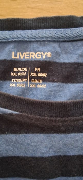 LIVERGY T-SHIRT XL/XXL + spodenki granatowe