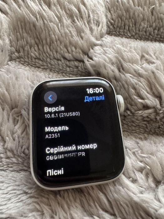 Apple Watch SE 40mm GPS Silver Aluminum, оригінал
