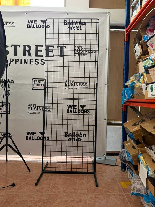 Grades pretas 172cm x 60cm + 140 cm de extenção vertical 6 uni