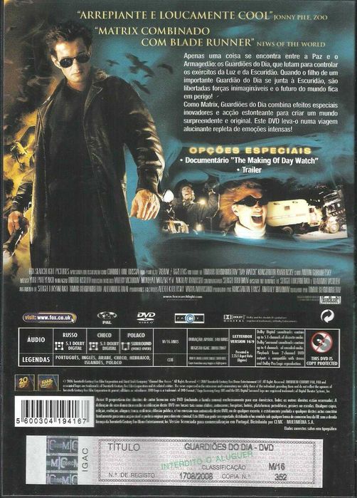 Guardiões da Noite & Guardiões do Dia (2 DVD) (2004 / 2006)