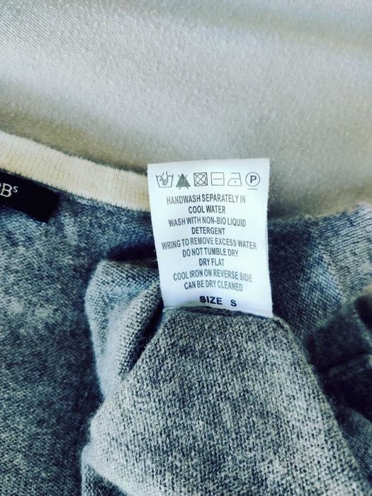 Hobbs Suéter Caxemira Seda Pura Cinza Cashmere Silk Grey Pullover S