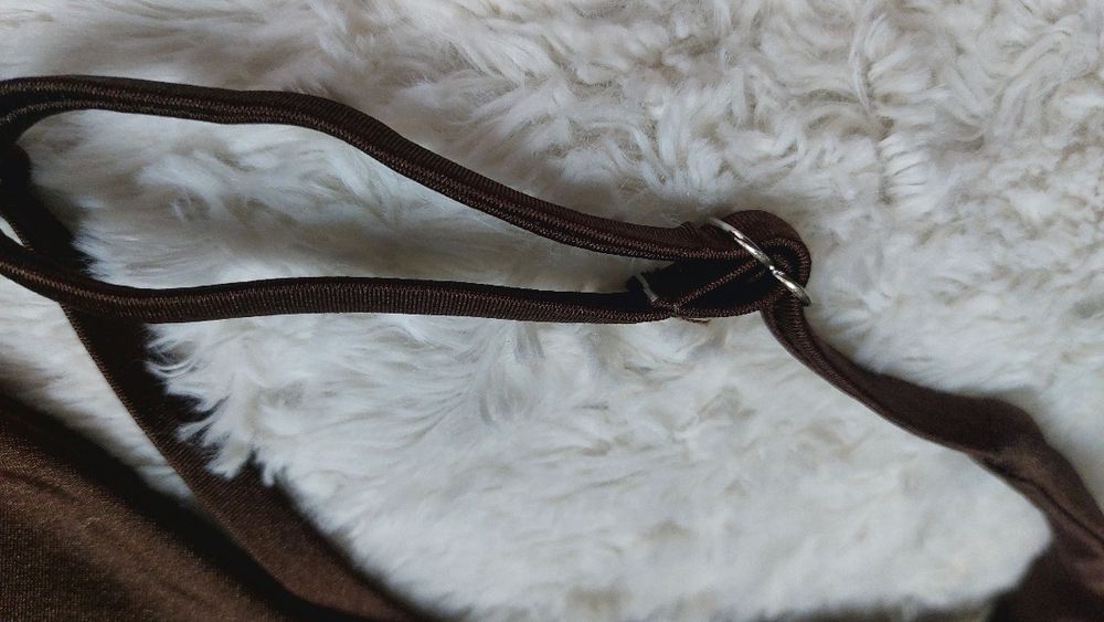Sutiã bikini L , NOVO castanho