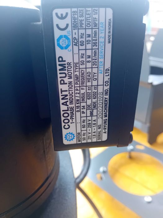 Bomba de refrigeração de alto rendimento para CNC.