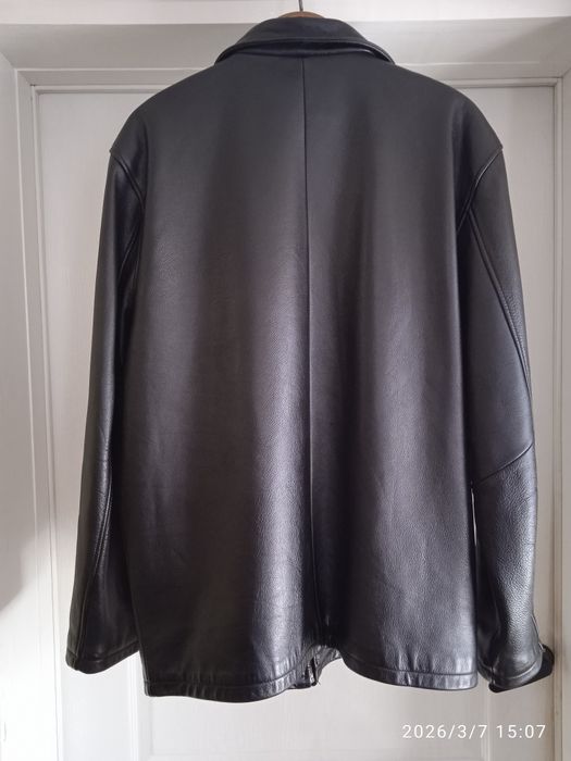Чоловіча кожана куртка 3XL