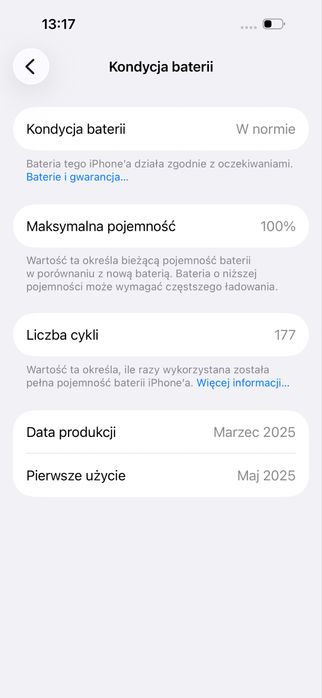 iPhone 15 128GB Black – Stan Igła! 100% org baterii