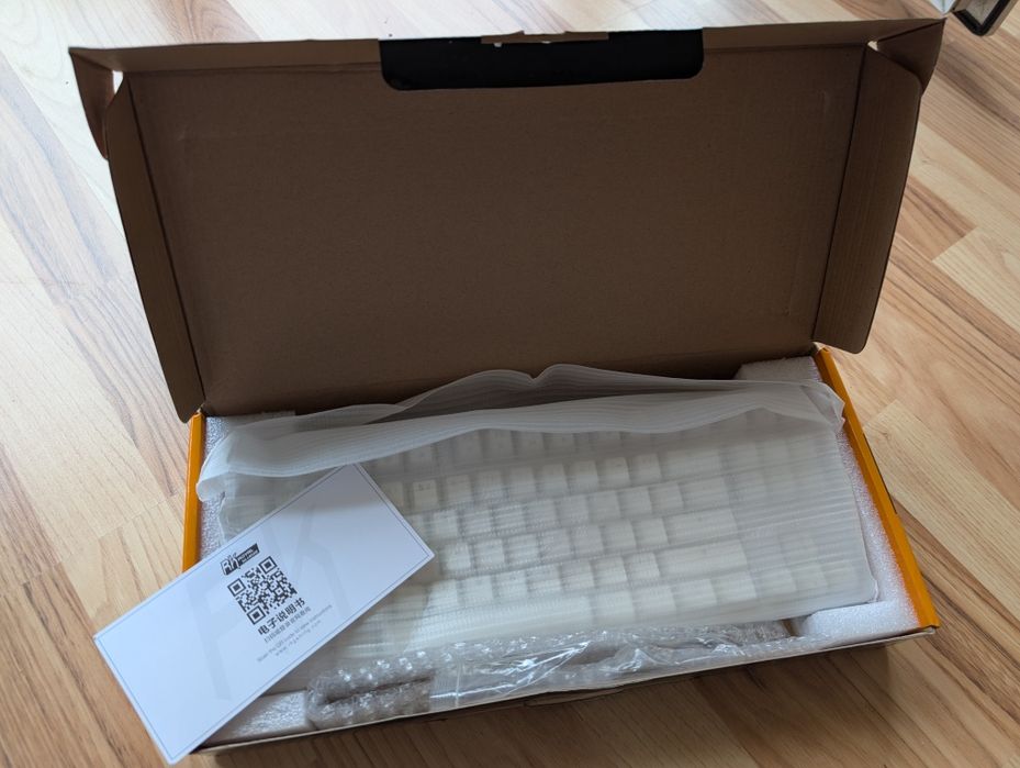 Механічна клавіатура Royal Kludge RK987A Cherry MX Red Біла Bluetooth