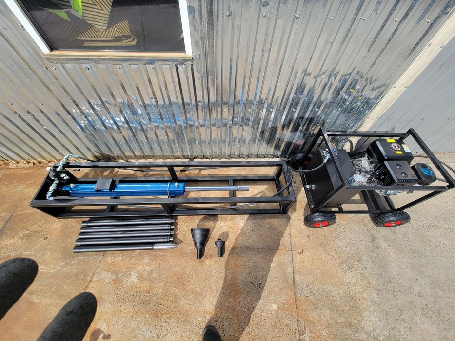 Установка для прокола грунта, прокол под дорогой, гнб