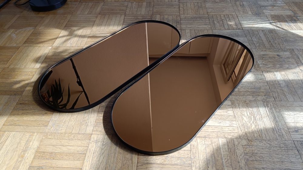 Lustra Vox - owalne / mosiądz - jak nowy