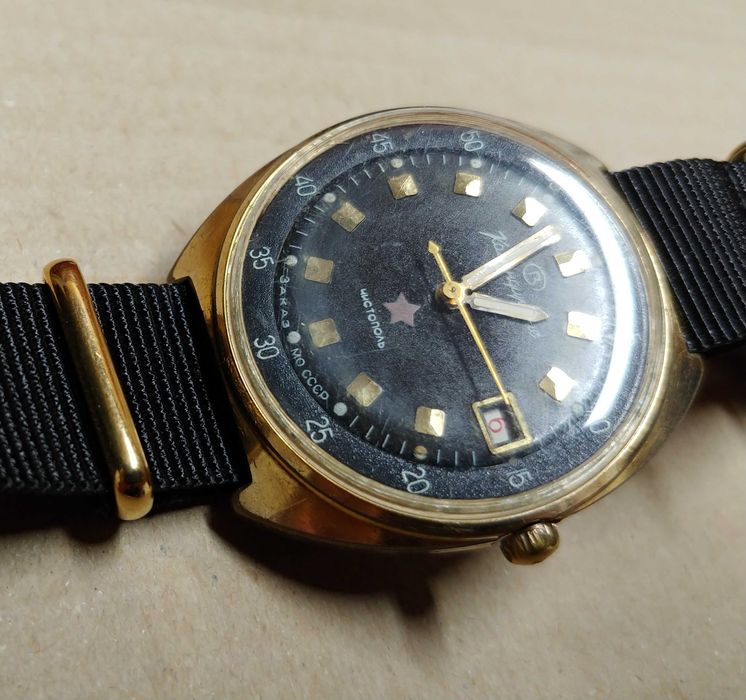 Классические, командирские часы калибра 2234 (стоп-секунда)