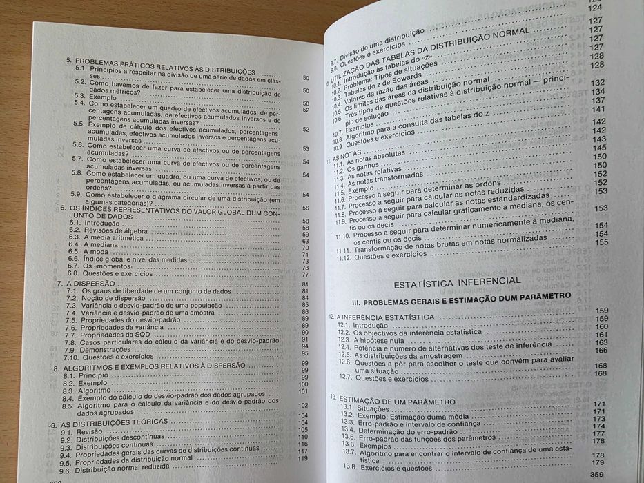 Livro "Conceitos e Métodos da Estatística" de Louis d'Hainnaut