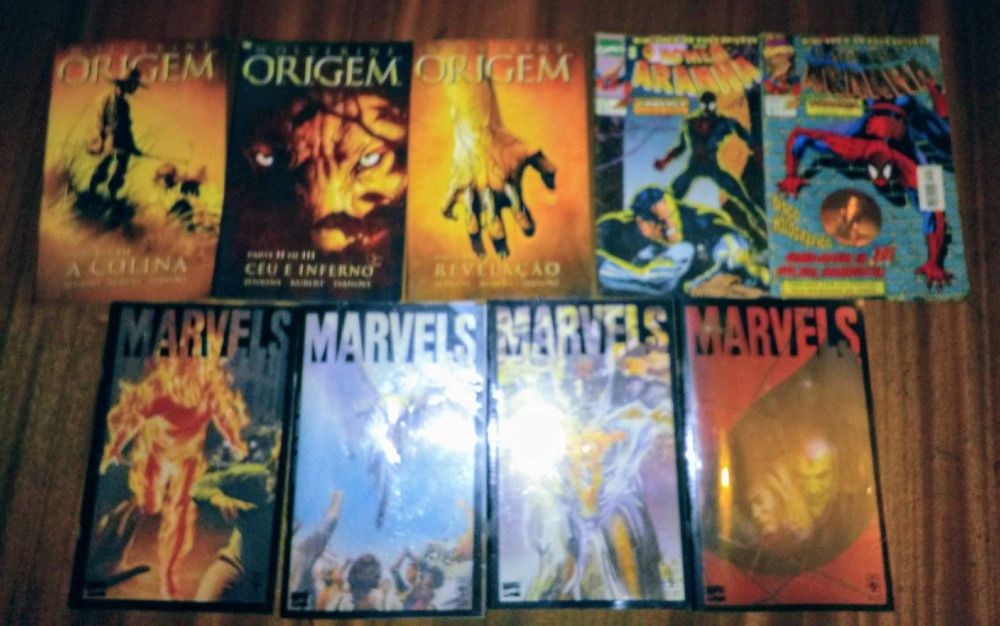 Coleção de mais de 200 Bd Marvel e DC da Devir e Abril Jovem