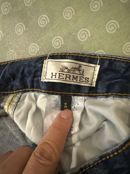 Джинсы Hermes Burberry
