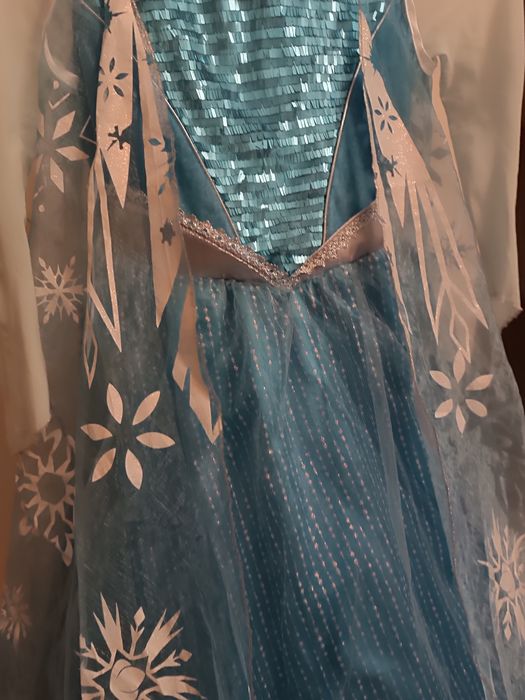 Fantasia Carnaval Frozen Elsa. 7 a 8 Anos