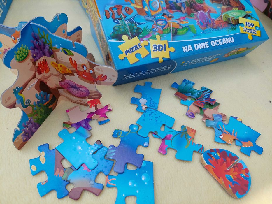 Puzzle 3D oraz puzzle tradycyjne
