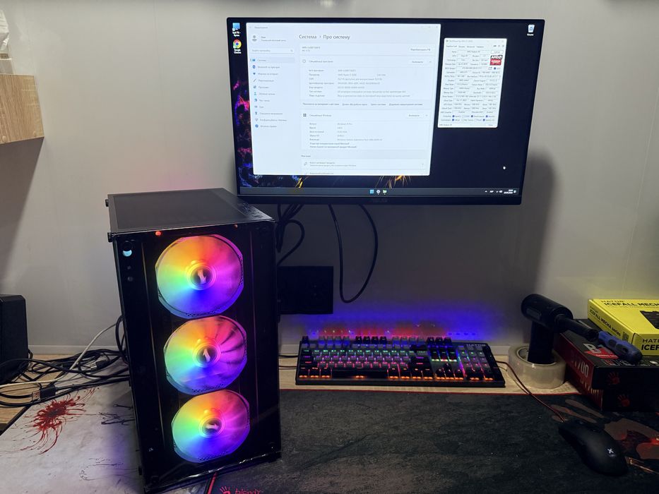 Компьютер ігровий бюджетний Ryzen 5+16 ддр+ssd m2+ AMD Radeon VII 16gb