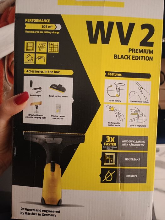 Karcher WV 2 premium Black edition