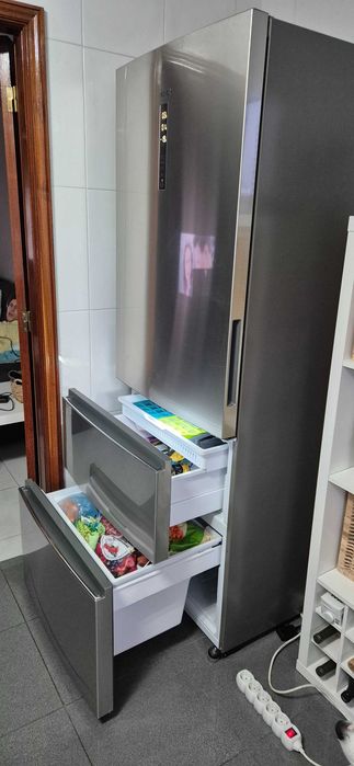 Frigorífico HAIER A3FE742CMJ (No Frost - 190.5 cm - 436 L - Inox
