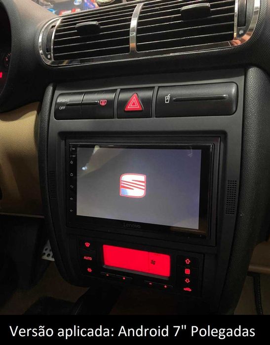 (NOVO) Rádio 2DIN • SEAT • Leon 1M • Toledo • Android GPS Cupra 4+64GB