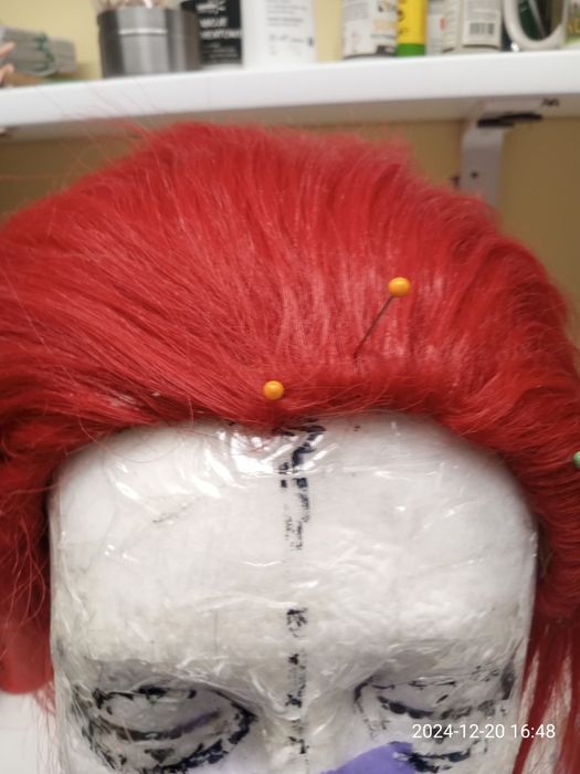 Peruka wig czerwona krótka, Kirishima bnha