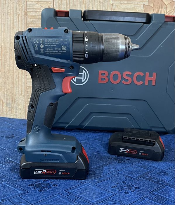 Bosch GSB 185-LI Ударний Шуруповерт 18V 2x2Ah Кейс