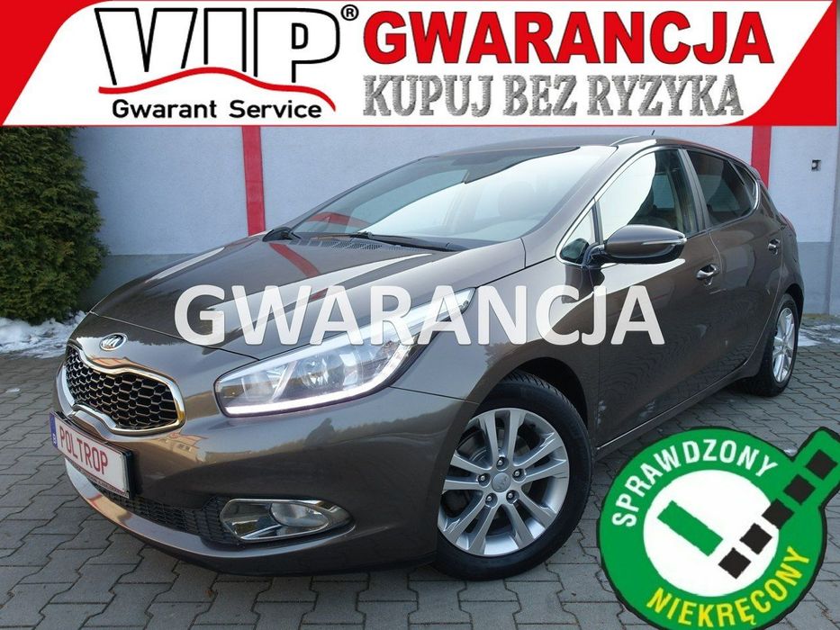 Kia Ceed 1,6D Klimatronik Alu Ledy Bluetooth rej.2013 VIP Gwarancja