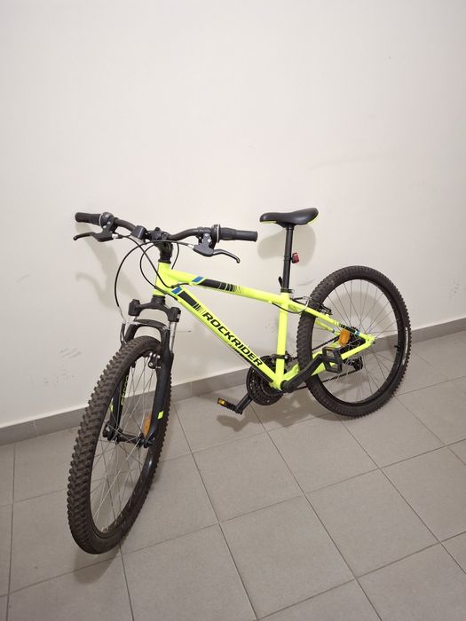 Bicicleta Rockrider Verde Criança