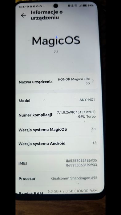 Honor magic 4lite