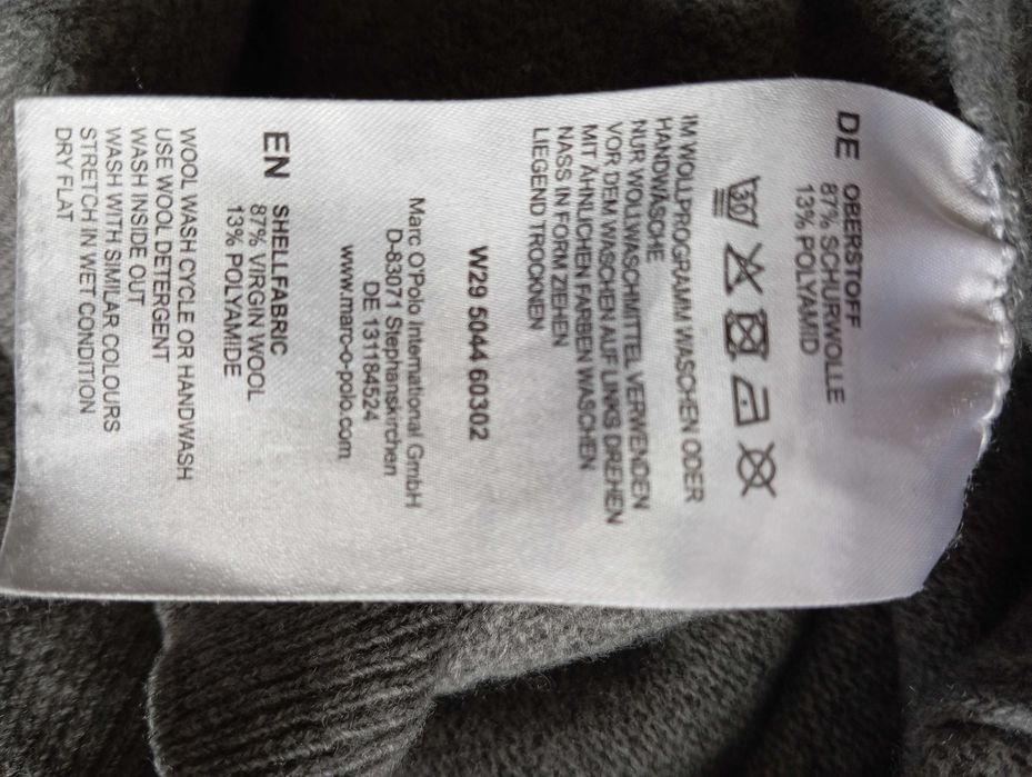 Marco Polo Męski sweter wełniany XL