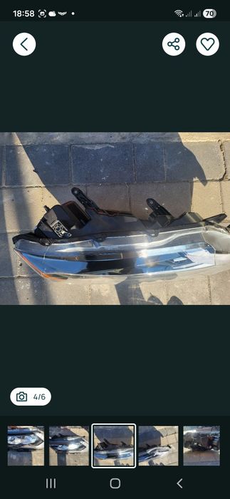 Фара Nissan rogue T32 full led