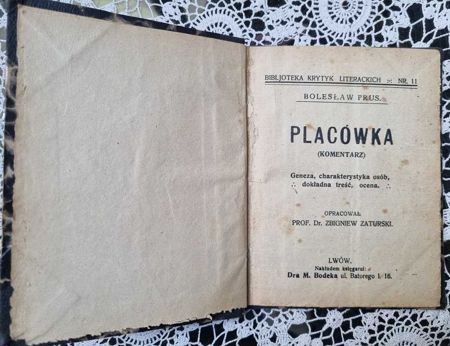 Anhelli, Placówka, Odprawa Posłów Greckich, Irydjon. Wydana we Lwowie.