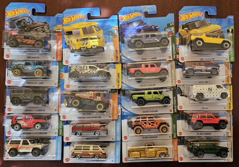 Hot wheels selados 2022/21 1/64