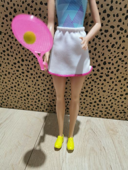Lalka Barbie kariera możesz być kim chcesz tenisistka rakieta tenisowa