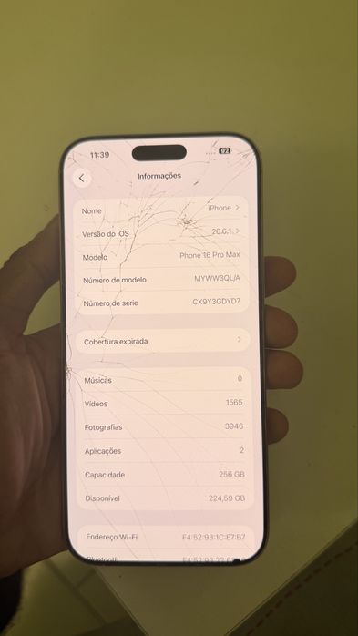 Iphone 16 pro max  256Gb