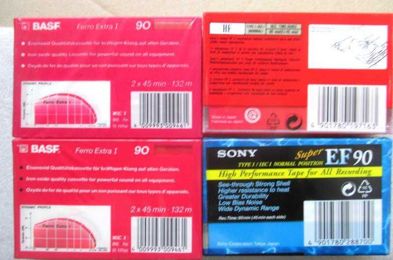 TDK Basf Sony Tokaido JVC Levis Аудиокассеты, кассеты для магнитофона