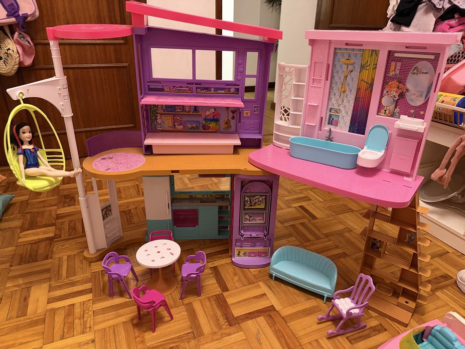 Casa da barbie carro e barco