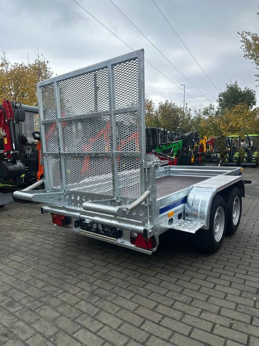 Nowa PRZYCZEPA przyczepka pod koparkę minikoparki DMC 2,4T Najazd Trap