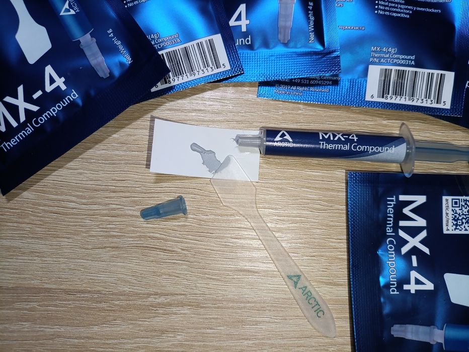 Термопаста Arctic MX-4+лопатка оригінал!!! 4грами. МX-6 4грами
