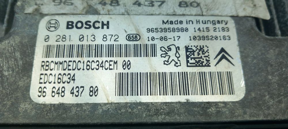 Centralina motor / ECU CITROËN C4 Coupé (LA_)